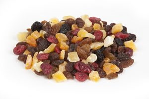 vegetarian foods - mixed dried fruits