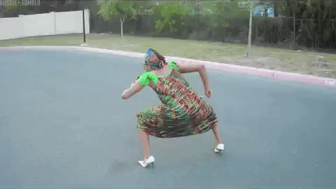 Old Woman Dancing Funny